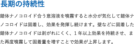 長期の持続性